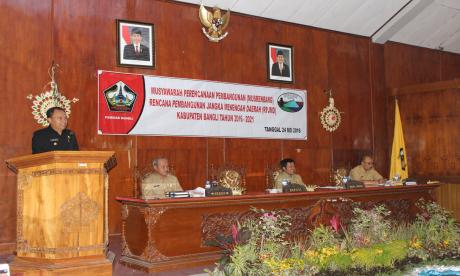 MUSRENBANG RPJMD KABUPATEN BANGLI TAHUN 2016-2021