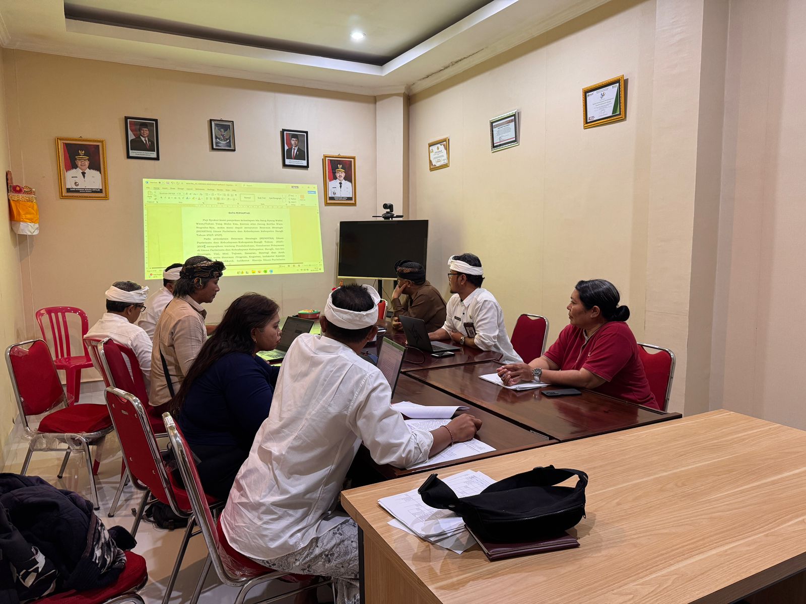 Rapat Asistensi Renstra PD  Dinas Pariwisata.
