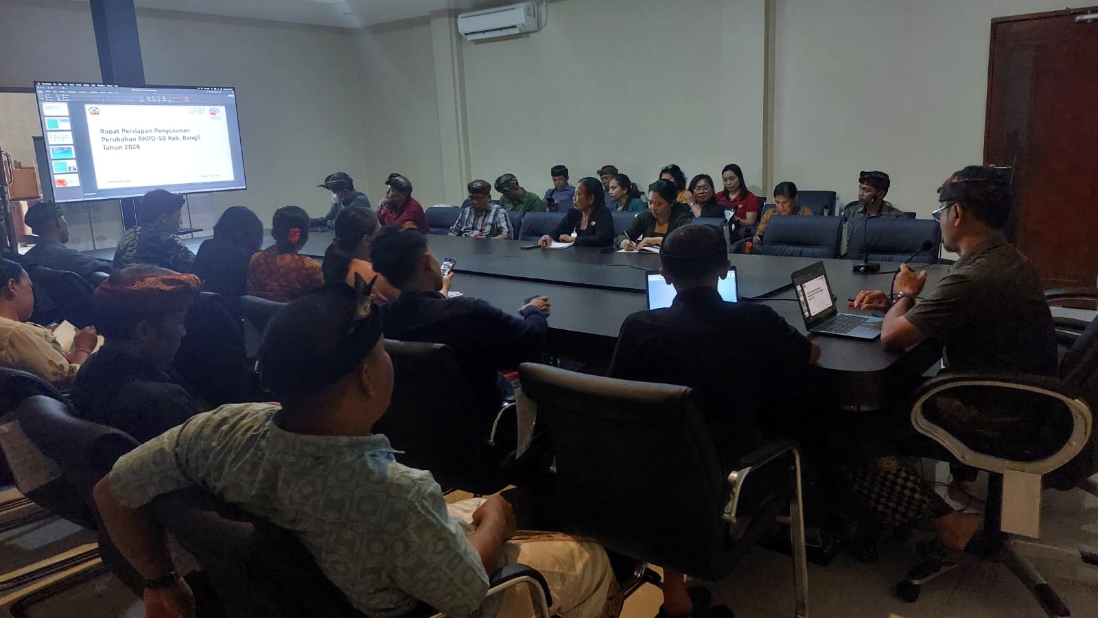 Rapat Persiapan Penyusunan Perubahan RKPD-SB Kabupaten Bangli Tahun 2026