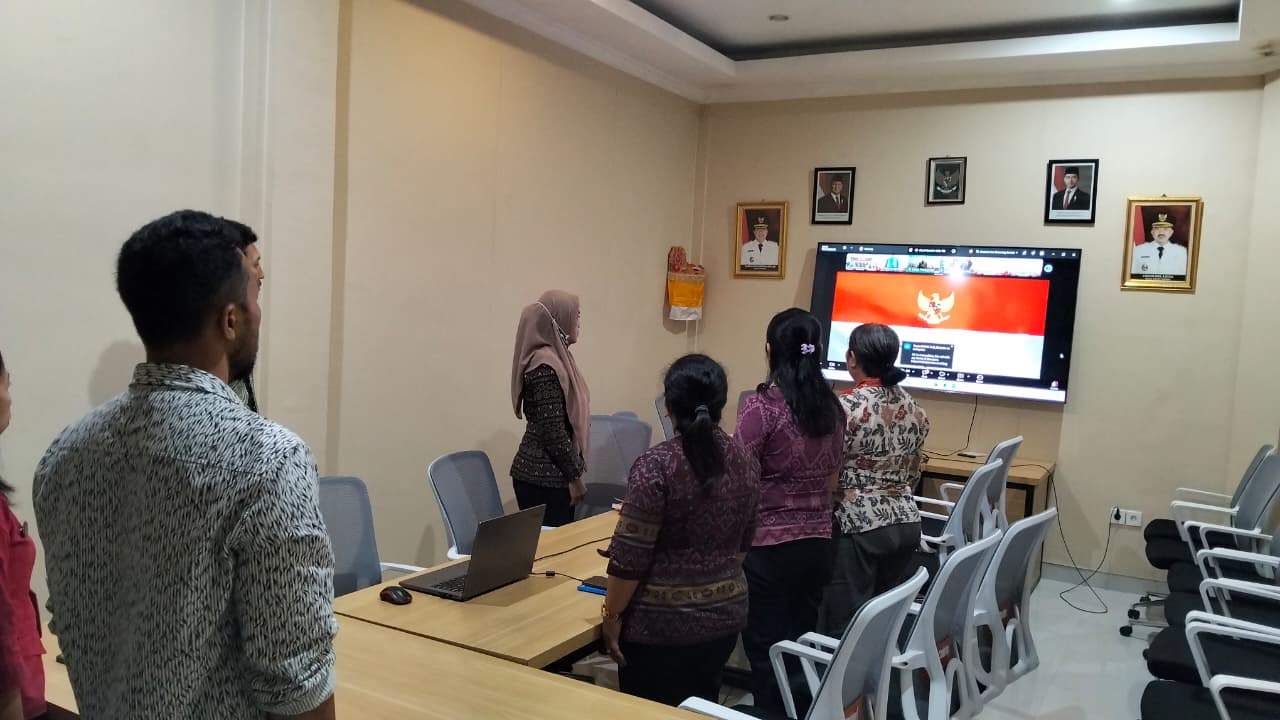 Pembukaan Musrenbang RKPD-SB Provinsi Bali Tahun 2027 secara Daring melalui aplikasi Zoom Meeting di